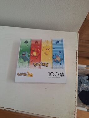 Pokémon 100-Piece Pikachu & Starters Puzzle - Yellow, Red, Blue, Green